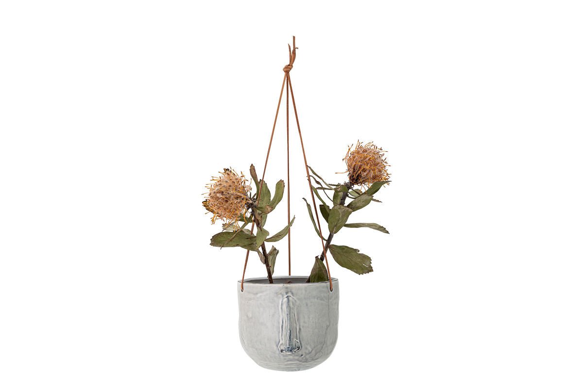 Hanging Flower Pot Lofoten – Subtle Face Shape in Gray