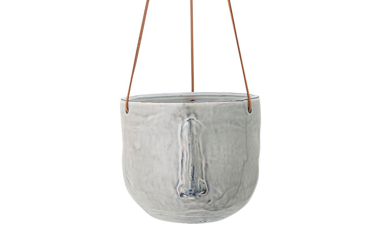 Hanging Flower Pot Lofoten – Subtle Face Shape in Gray