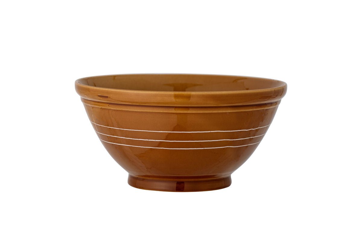 Bowl Lynn - made of stoneware in the color Brown