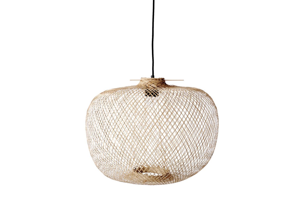 Pendant Lamp "Balisystle" – Made of Bamboo Weave