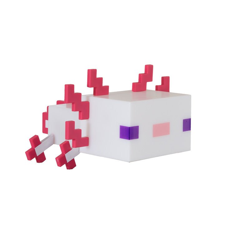 Minecraft LED-Tischlampe „Axolotl“ – mit Akku & USB-C