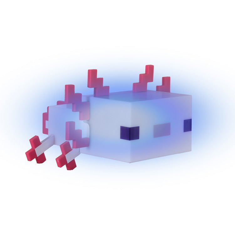 Minecraft LED-Tischlampe „Axolotl“ – mit Akku & USB-C