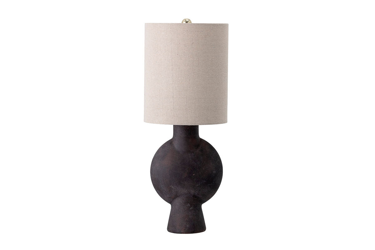 Table Lamp Savage - Matte Black Terracotta Light Fixture