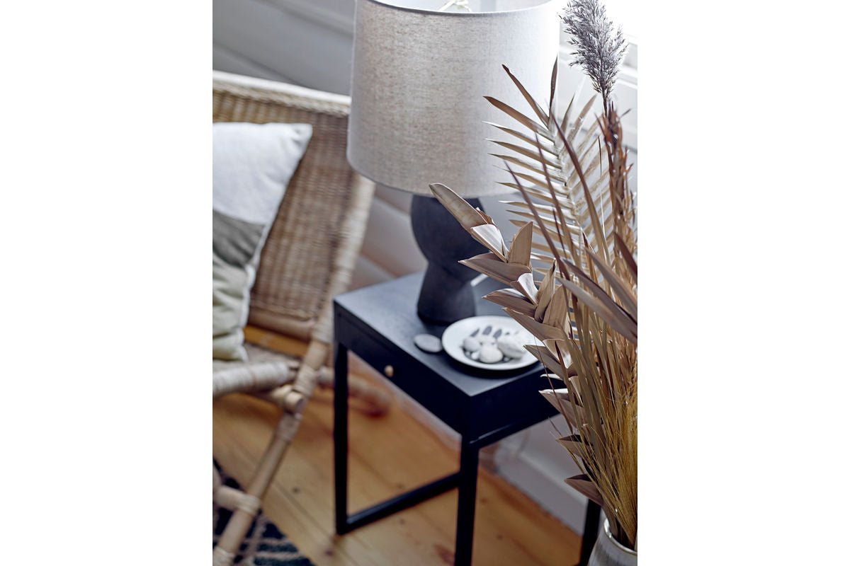 Table Lamp Savage - Matte Black Terracotta Light Fixture