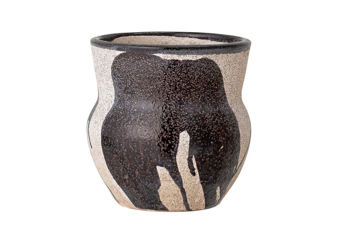 Decorative Flower Pot Arosa – Handcrafted Design in Black