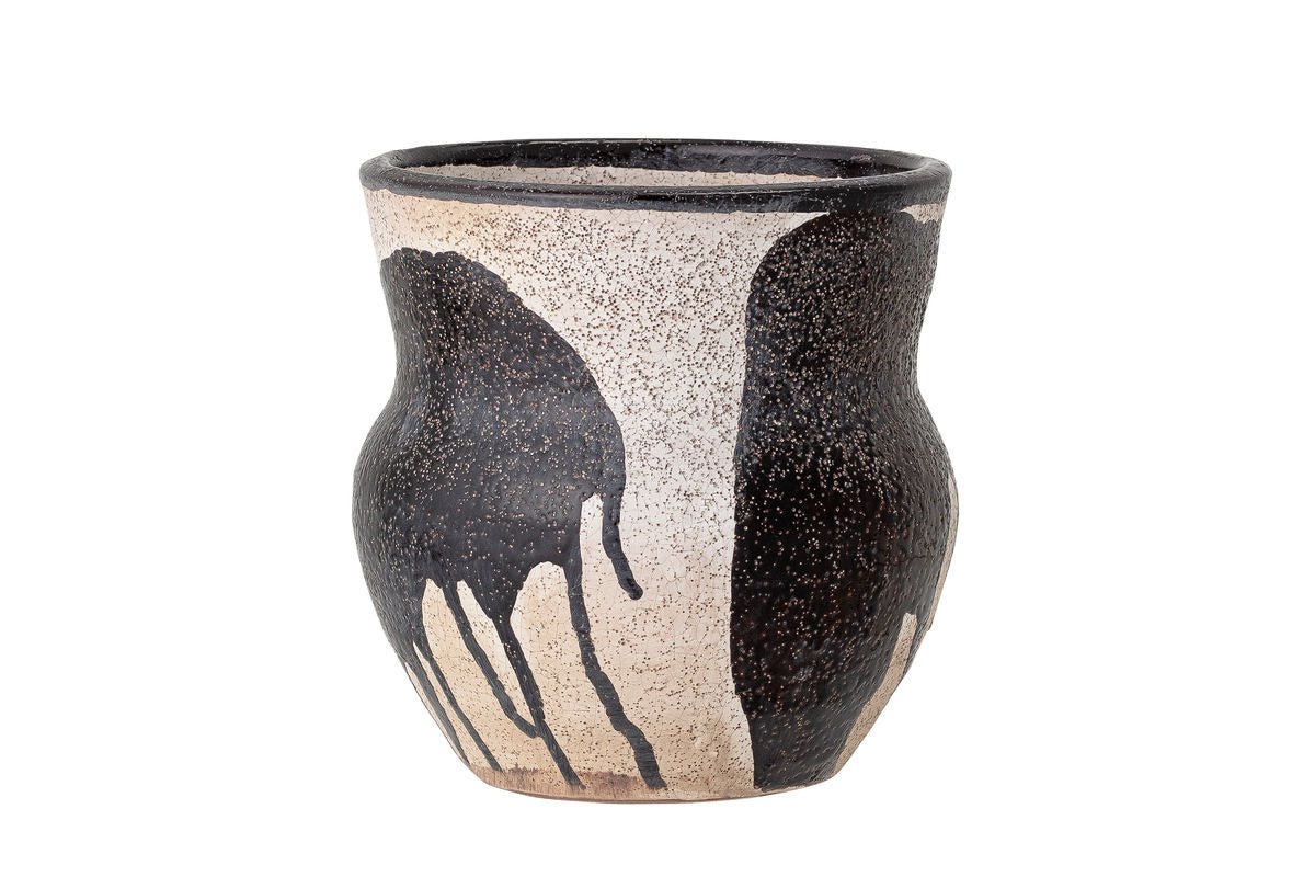 Decorative Flower Pot Arosa – Handcrafted Design in Black