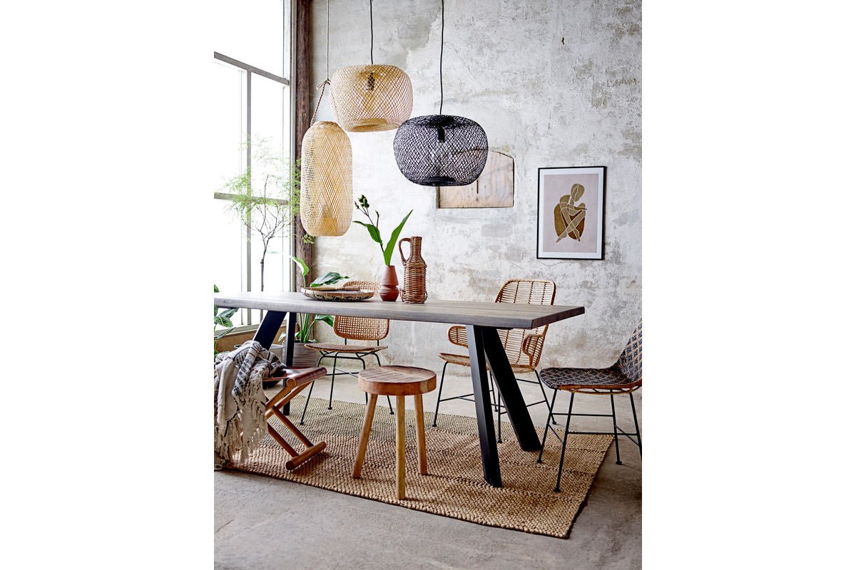 Throw Blanket Tiare – Natural, made from recycled cotton