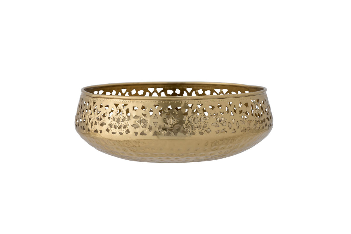 Decorative Bowl Zaira – Metal in Gold Finish