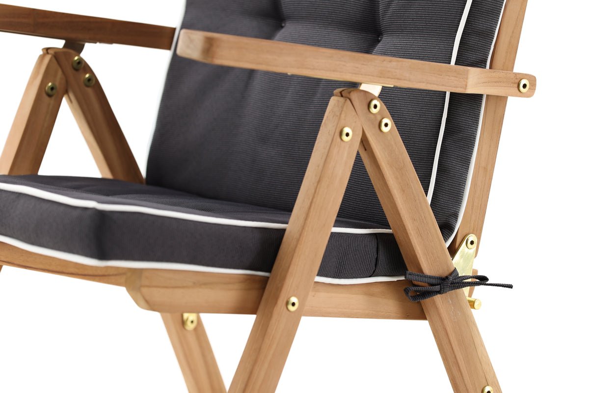 Garten Stuhlkissen Cosy - aus Polyester Grau