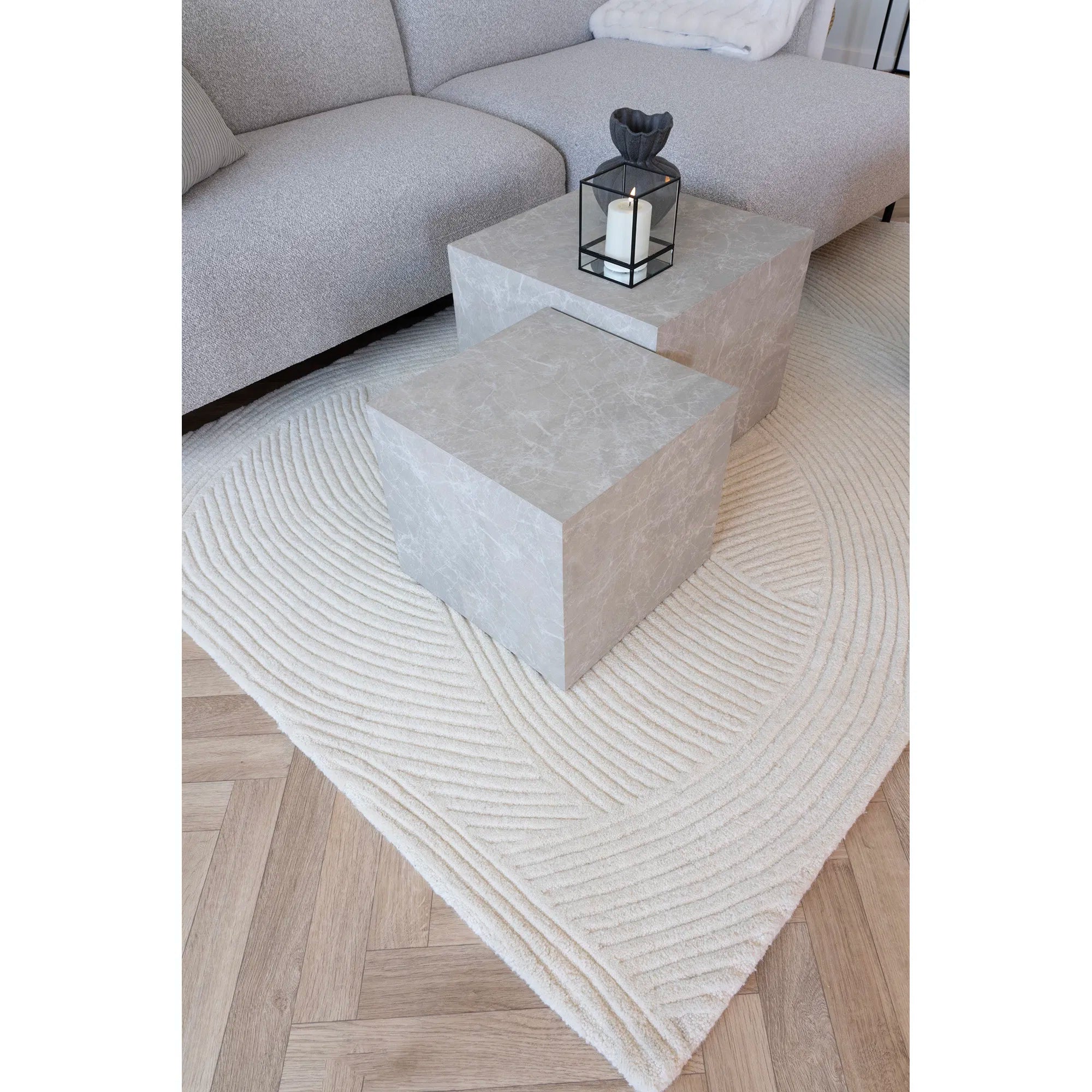 Teppich Arivon  – Handgetuftete Eleganz - 100% Wolle, 160x230 cm