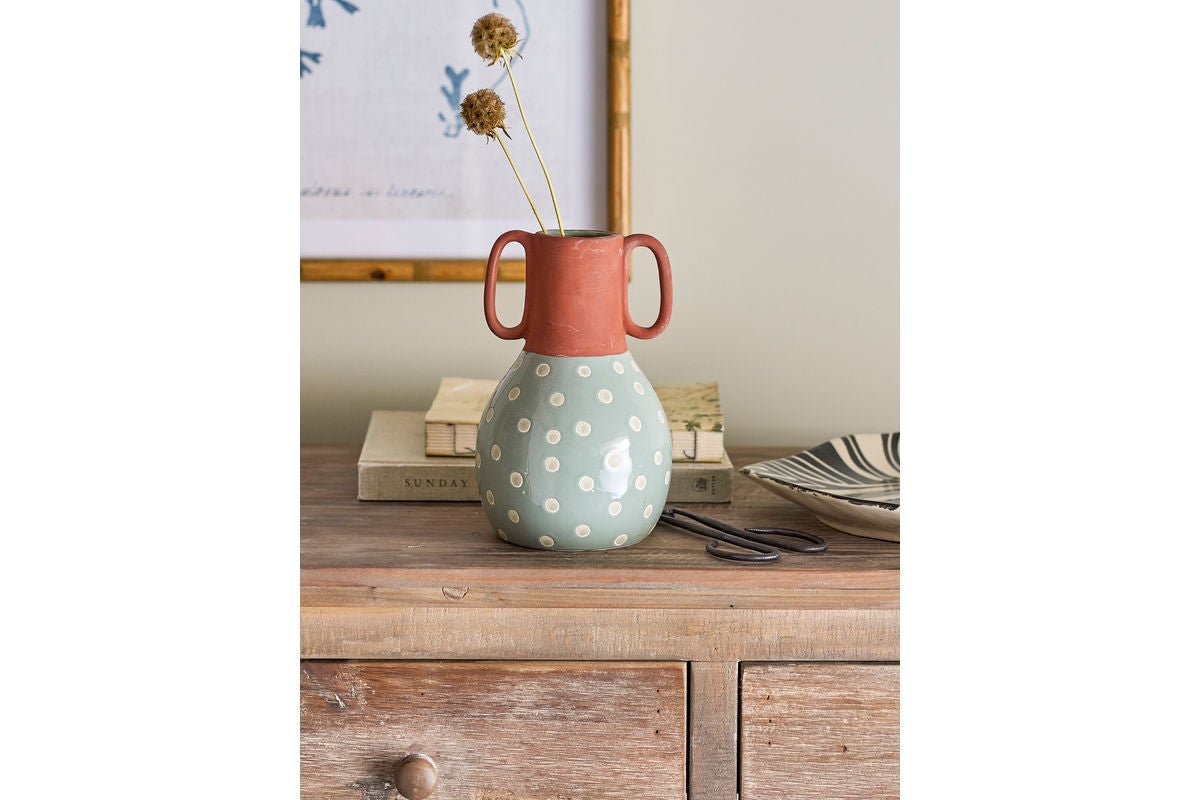 Vase Ellie - Colorful, made of Stoneware