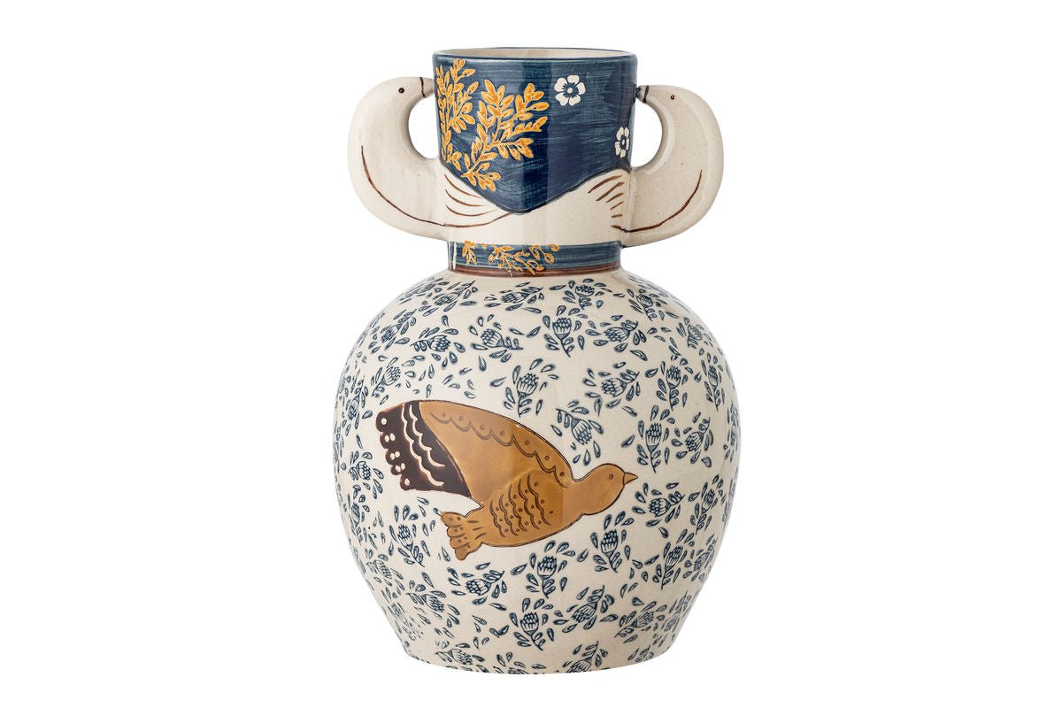 Vase "Granny" – Stoneware with Painting