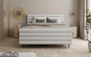 Boxspringbett Tubo in Strukturstoff mit Stauraum