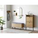 Mirror Barco with Shelf – Function & Design in Oak Look