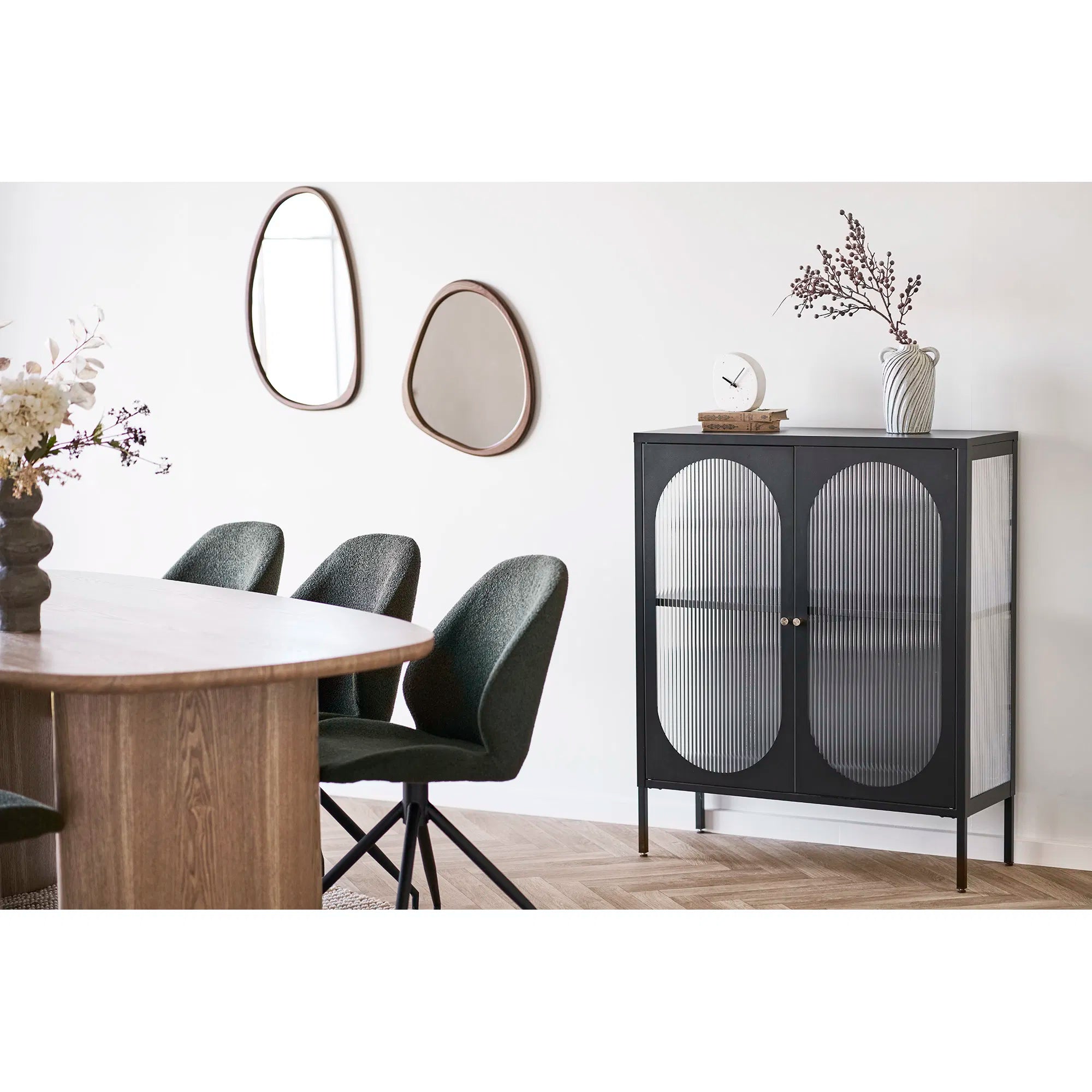 Spiegel Ardano – Organic Shape in Wood Look (44×48 cm)