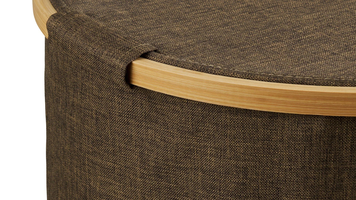 Laundry basket Marcello - made of bamboo and polyester