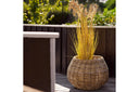 Plant Basket Avenora – made of Kubu rattan, set of 2