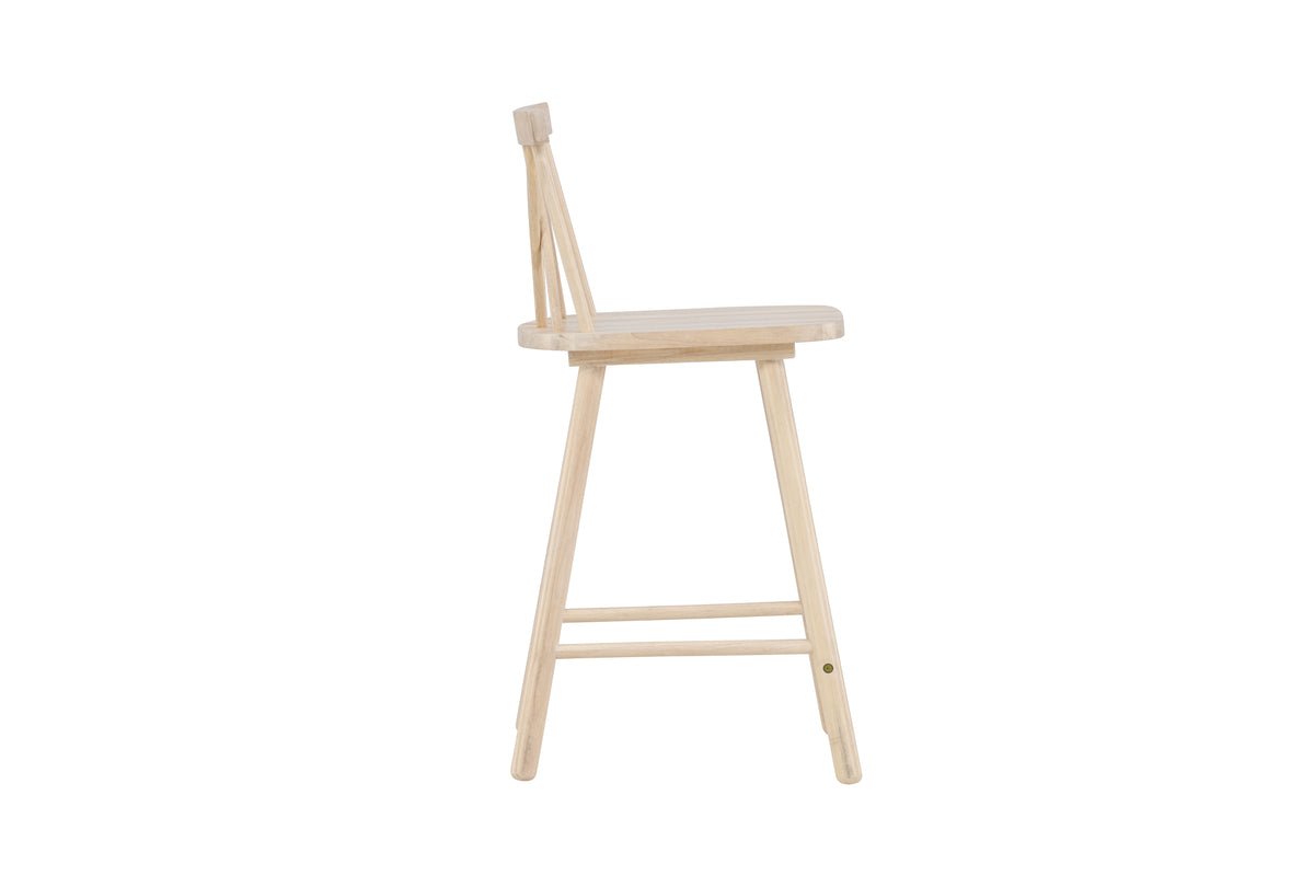 2-piece set - Bar stool Möllner slim and stylish design in 3 colors