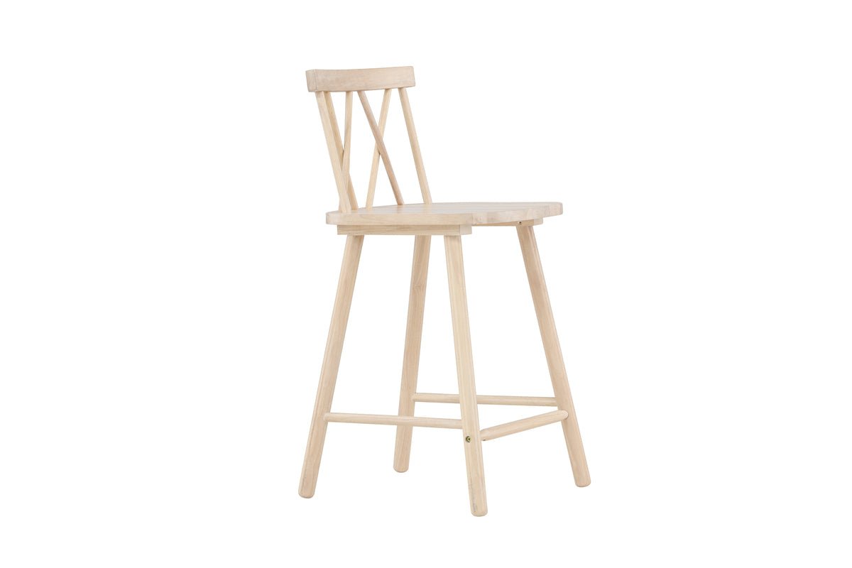 2-piece set - Bar stool Möllner slim and stylish design in 3 colors