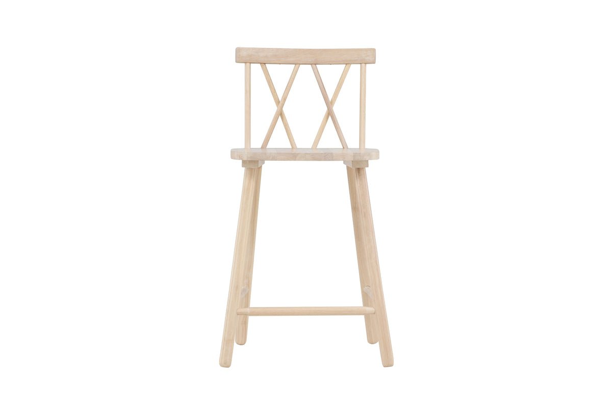 2-piece set - Bar stool Möllner slim and stylish design in 3 colors