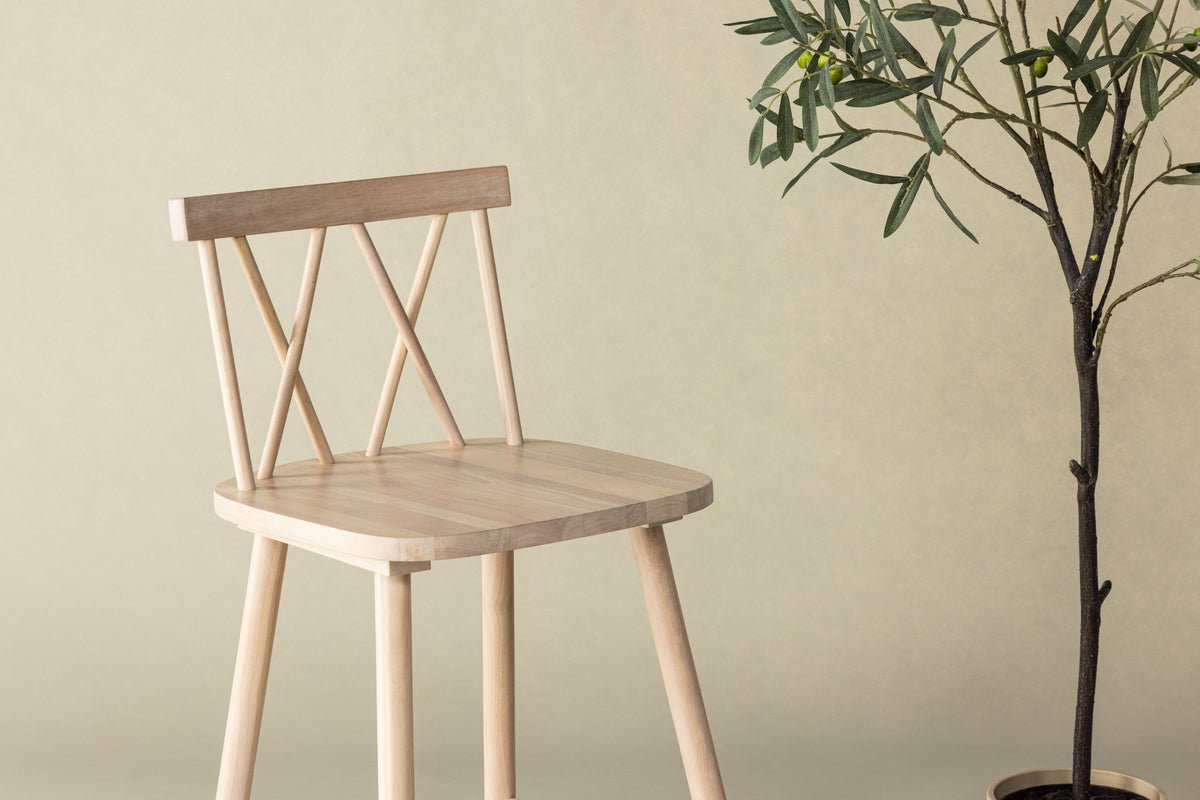 2-piece set - Bar stool Möllner slim and stylish design in 3 colors