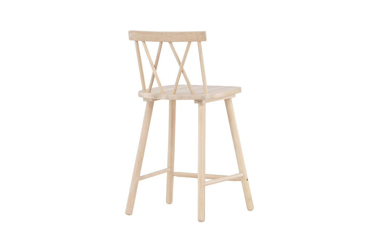 2-piece set - Bar stool Möllner slim and stylish design in 3 colors