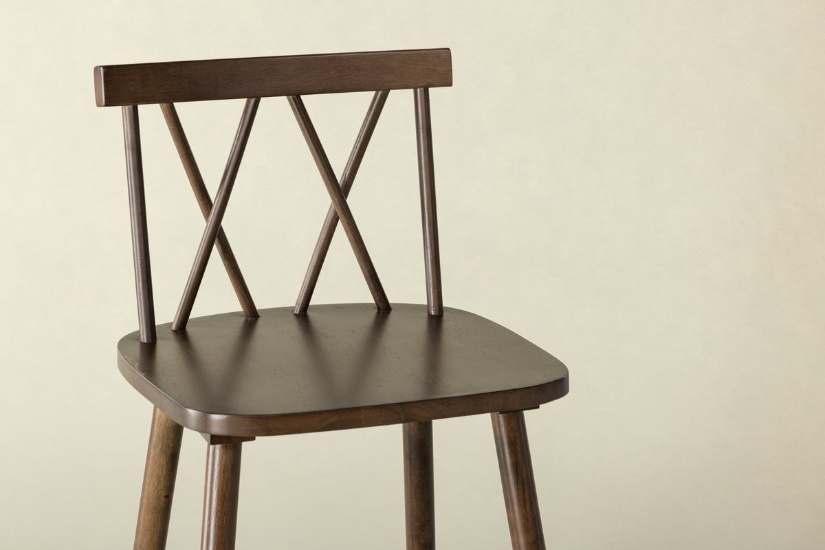 2-piece set - Bar stool Möllner slim and stylish design in 3 colors