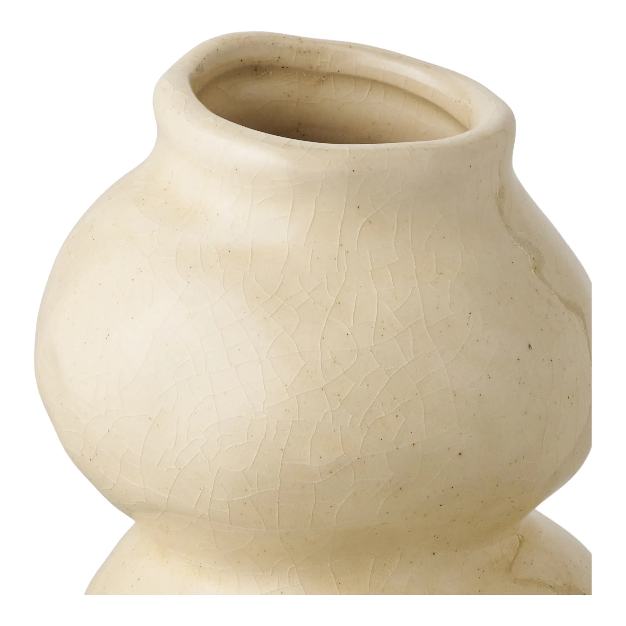 Vase "Aurore" – Beige Ceramic
