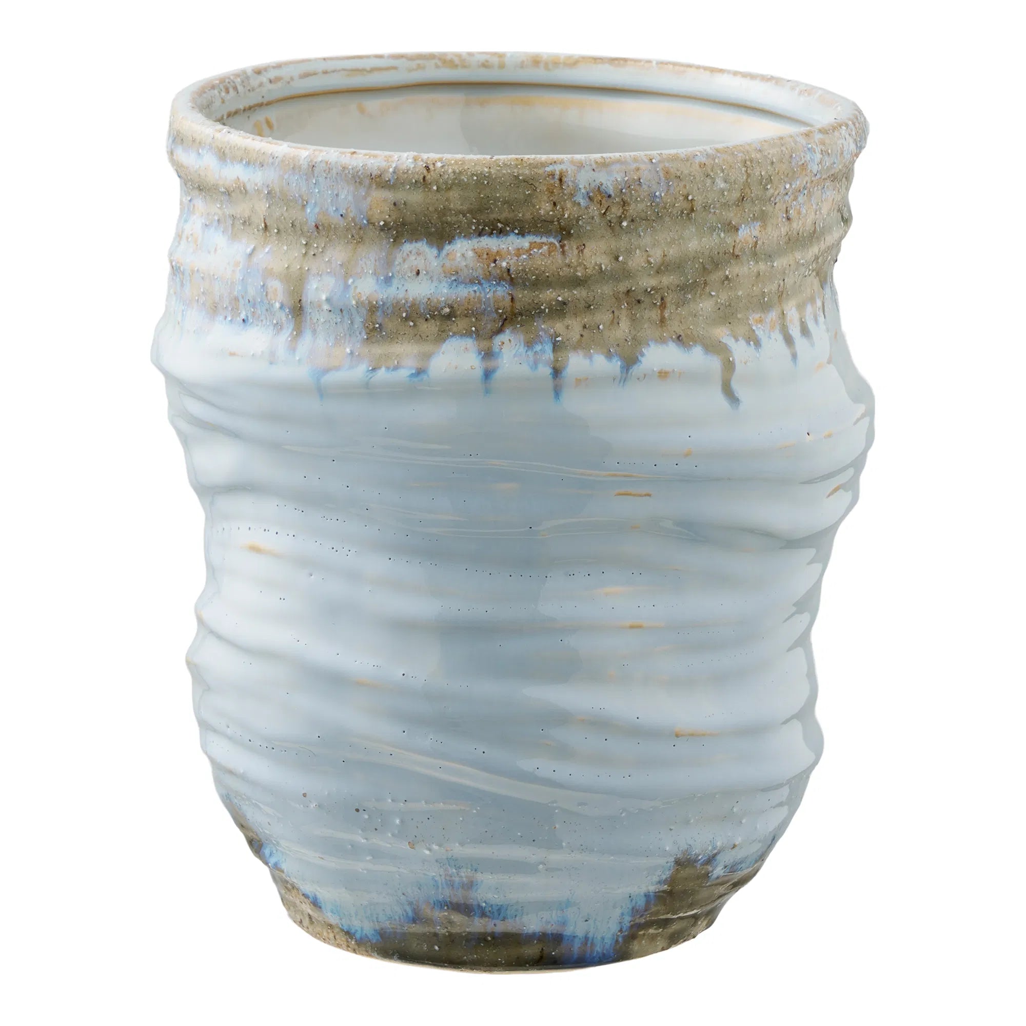 Vase Bravika - elegant ceramic vase in light blue