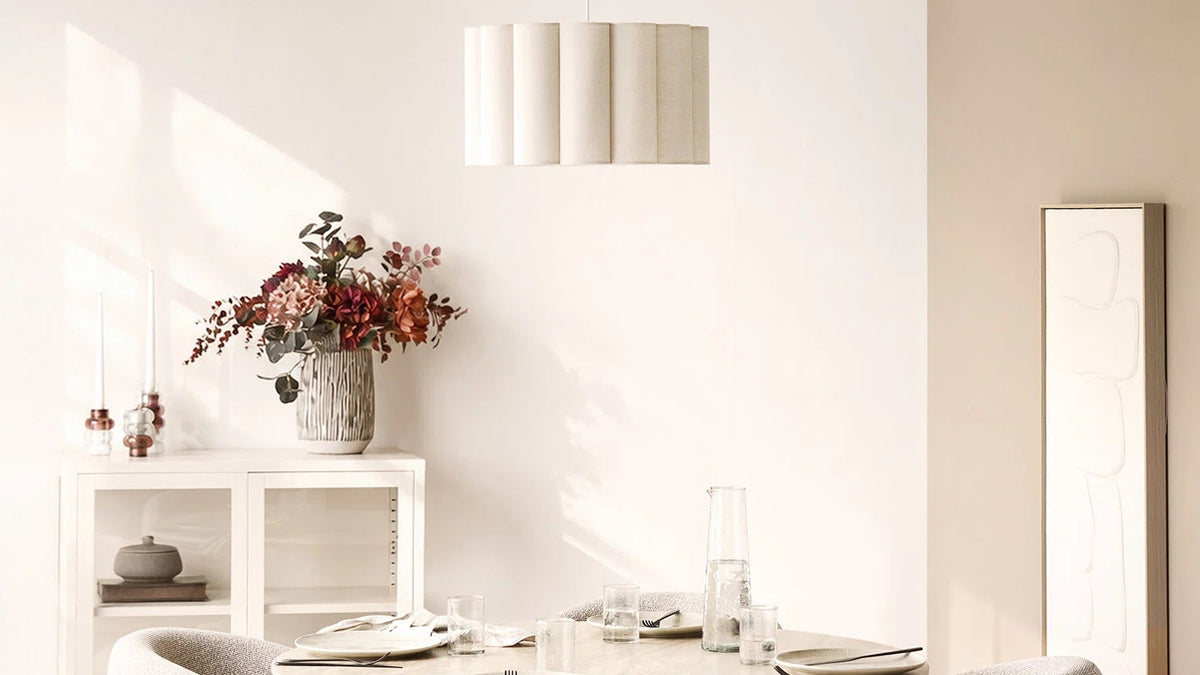 Holiday Vase - made of ceramic in Brown/White