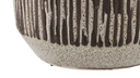 Holiday Vase - made of ceramic in Brown/White
