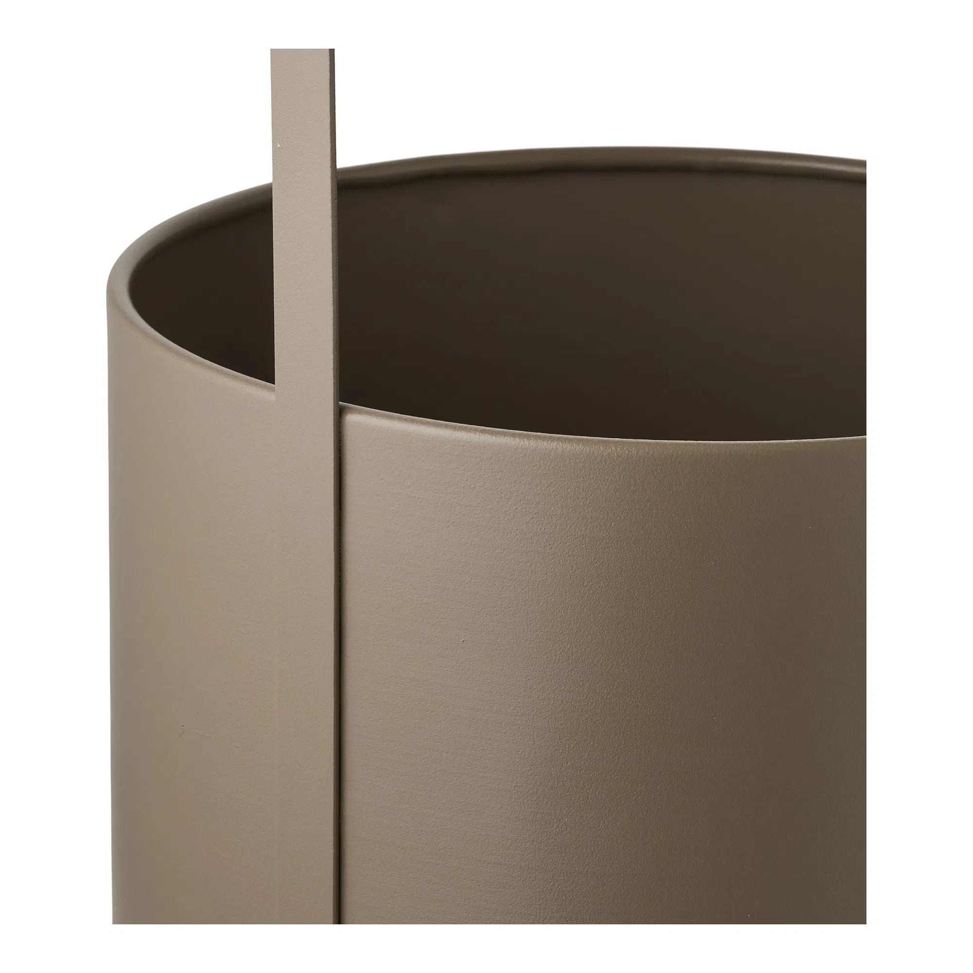 Flowerpot "Arvion" – Set of 2 made of brown steel