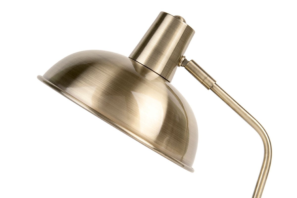 Table lamp Oldschool - in classic style - brushed