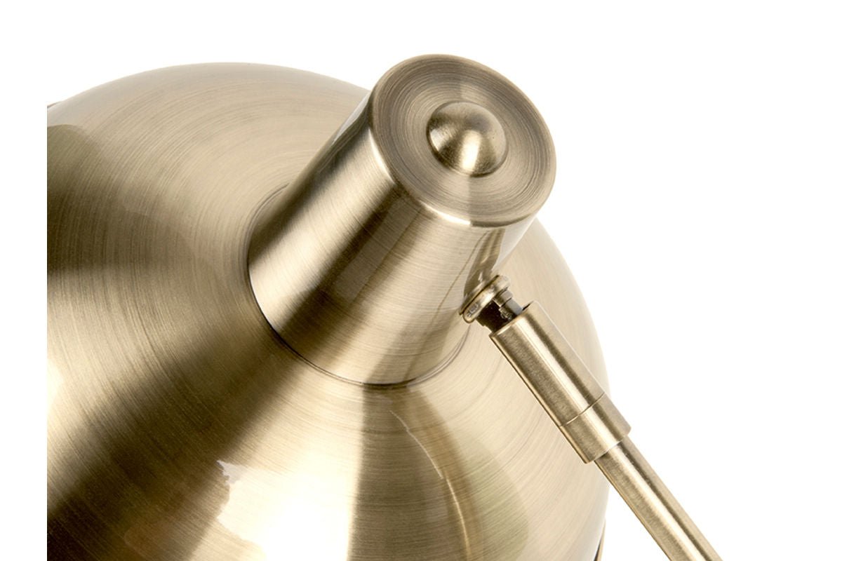 Table lamp Oldschool - in classic style - brushed