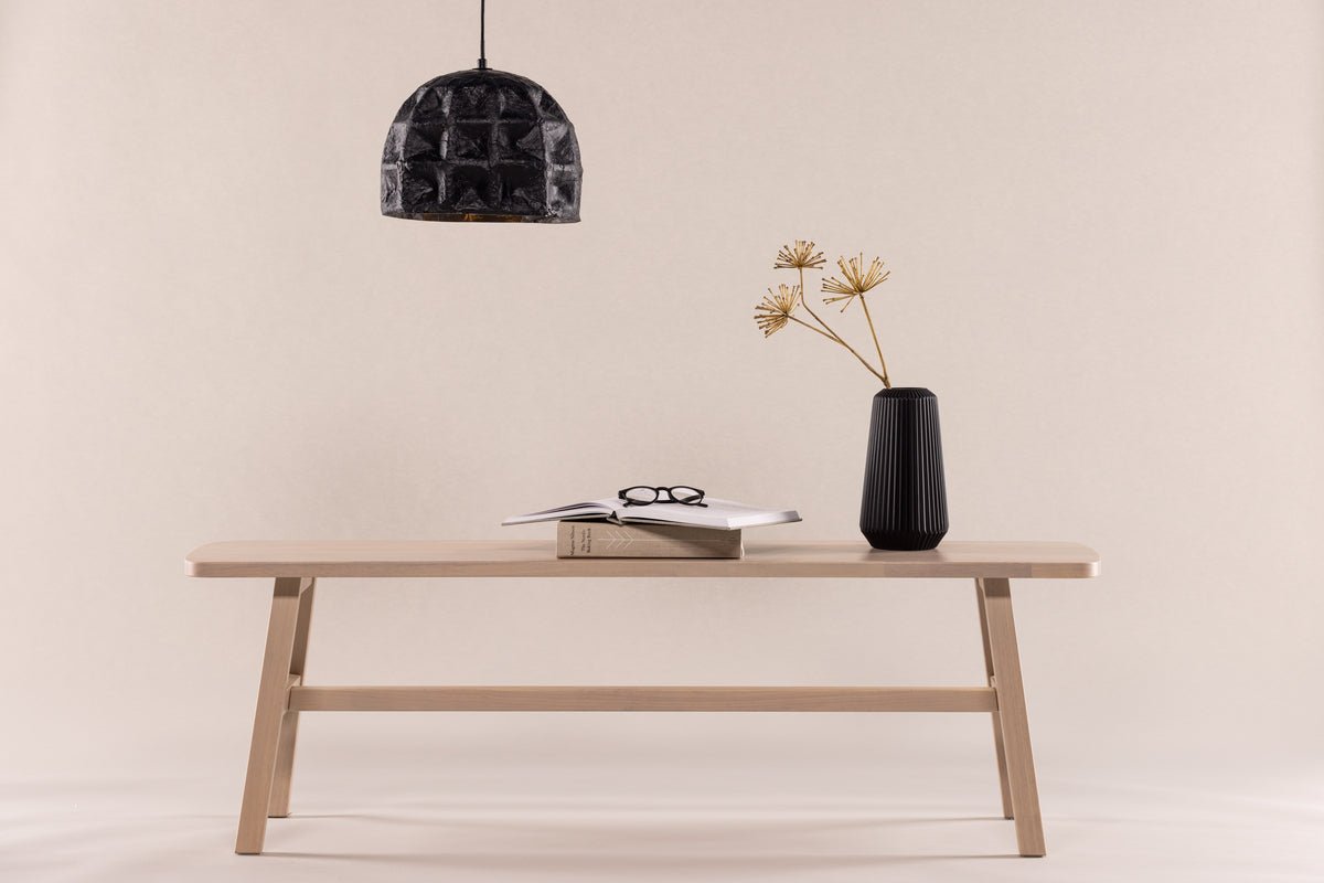 Sitzbank "Yucca" – Aus noblen weiß gekalktem Holz