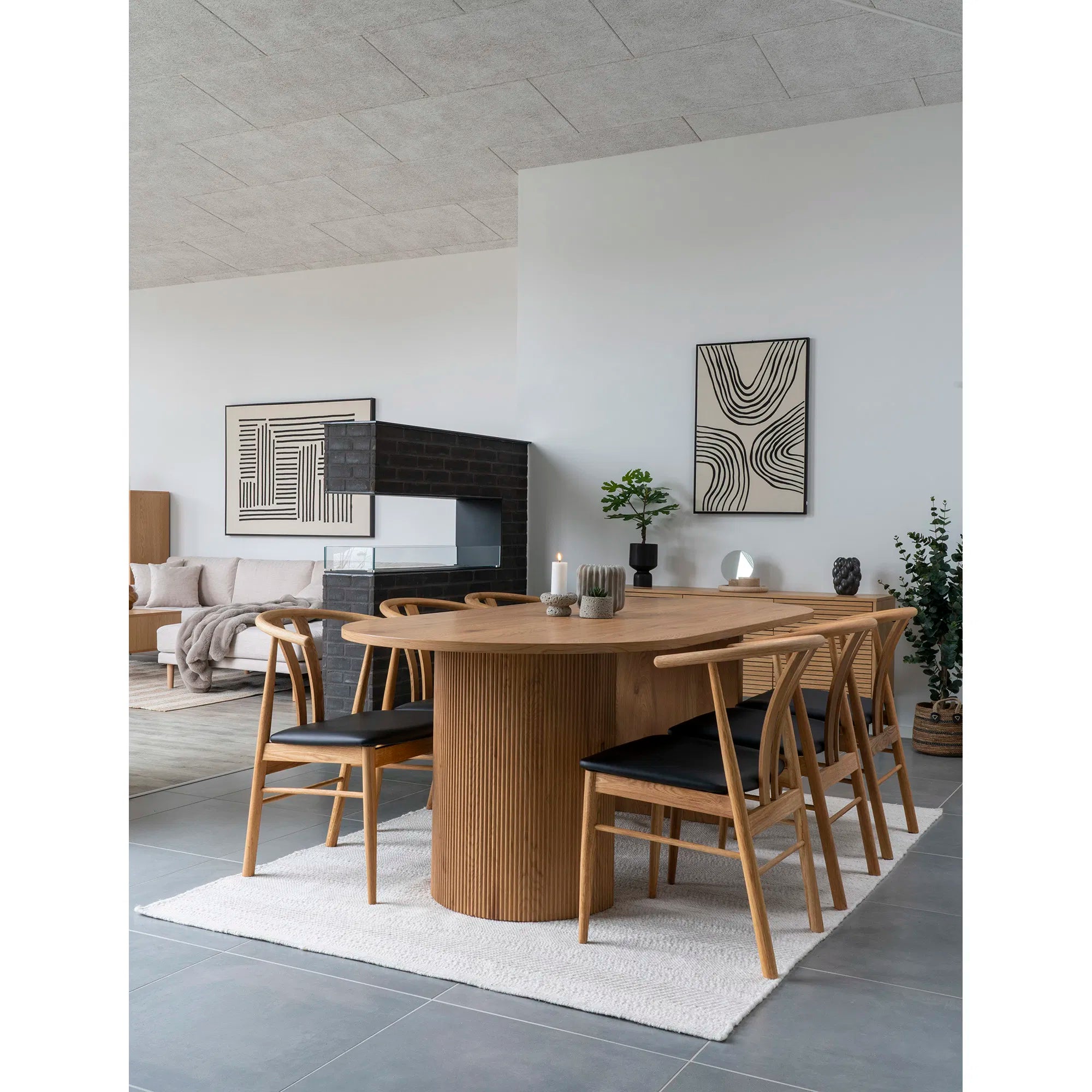 Tray "Teranova" – Travertine, Beige (Ø 25.5 cm)