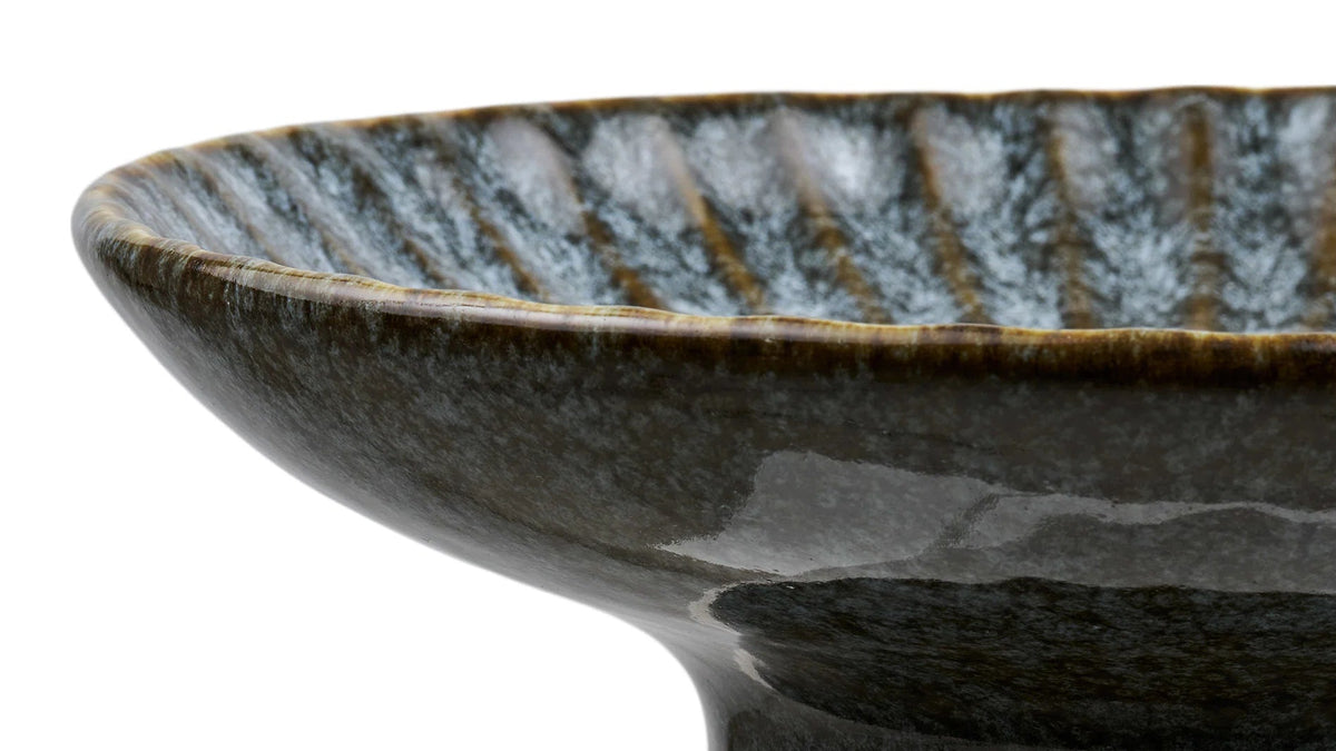 Birdy bowl - made of blue ceramic