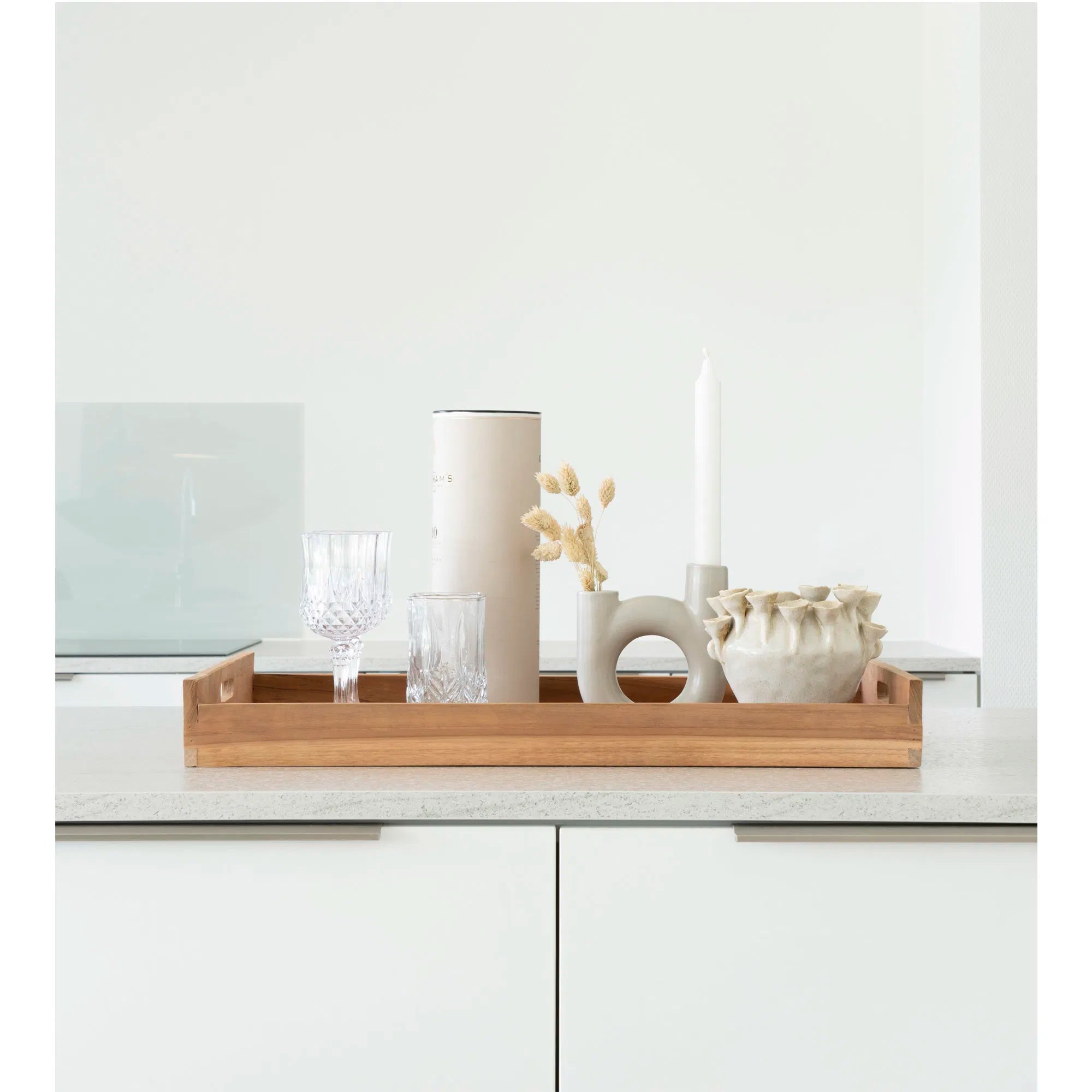 Tray "Arvani" – Rectangular Teak Design