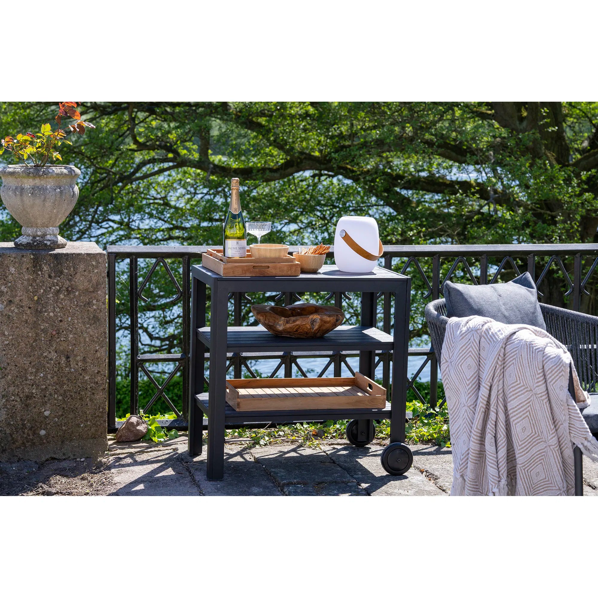 Tray "Arvani" – Rectangular Teak Design