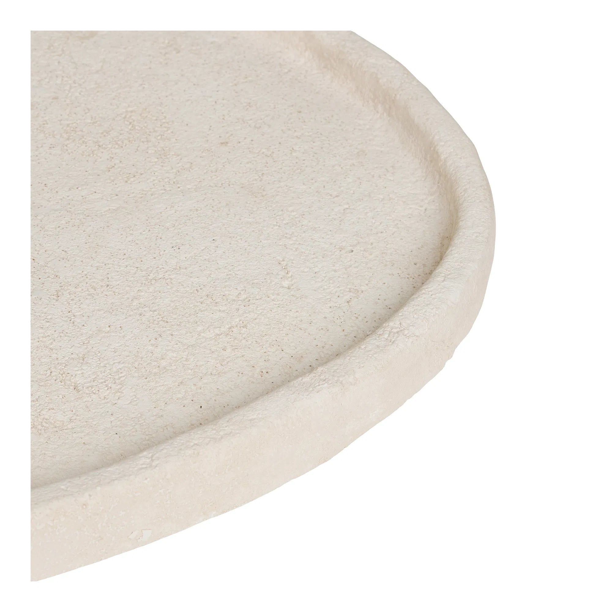 Tray "Calva" – Decorative tray made of cement in beige