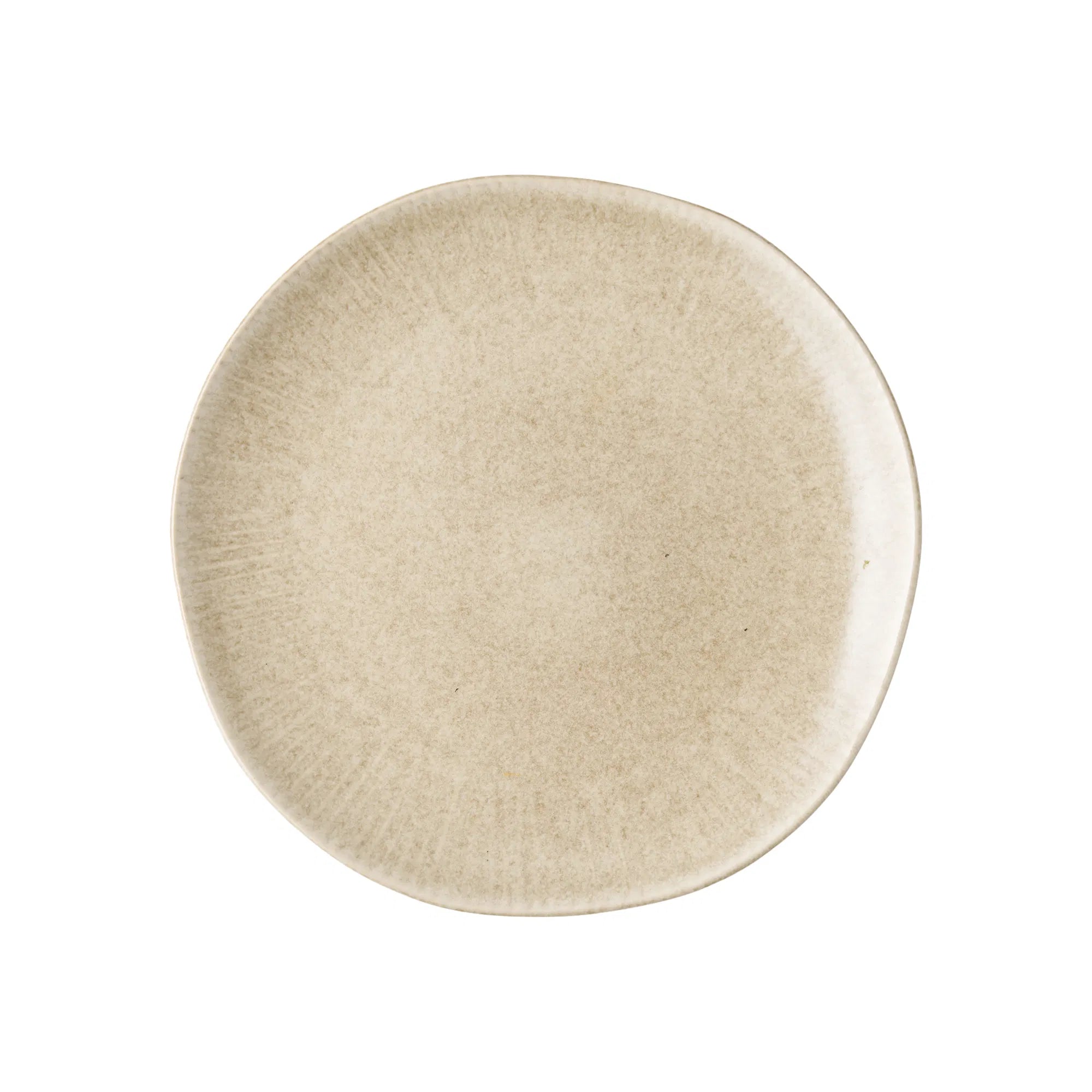 Haviona Plate – made of stoneware in beige (set of 4)