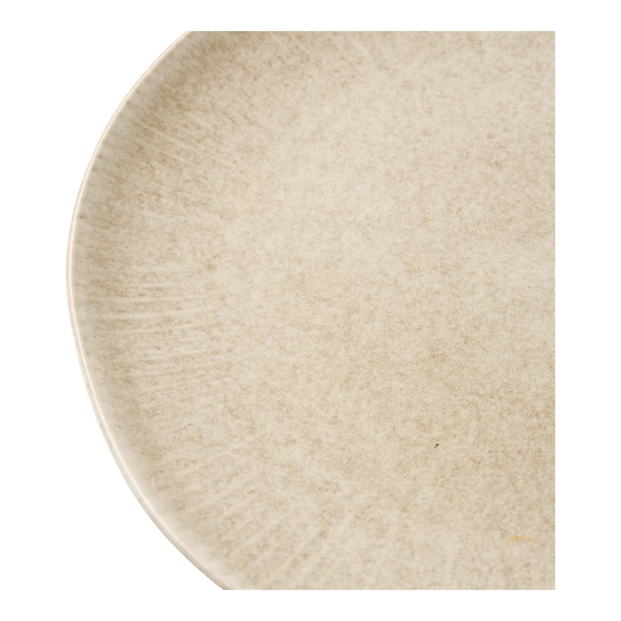 Haviona Plate – made of stoneware in beige (set of 4)