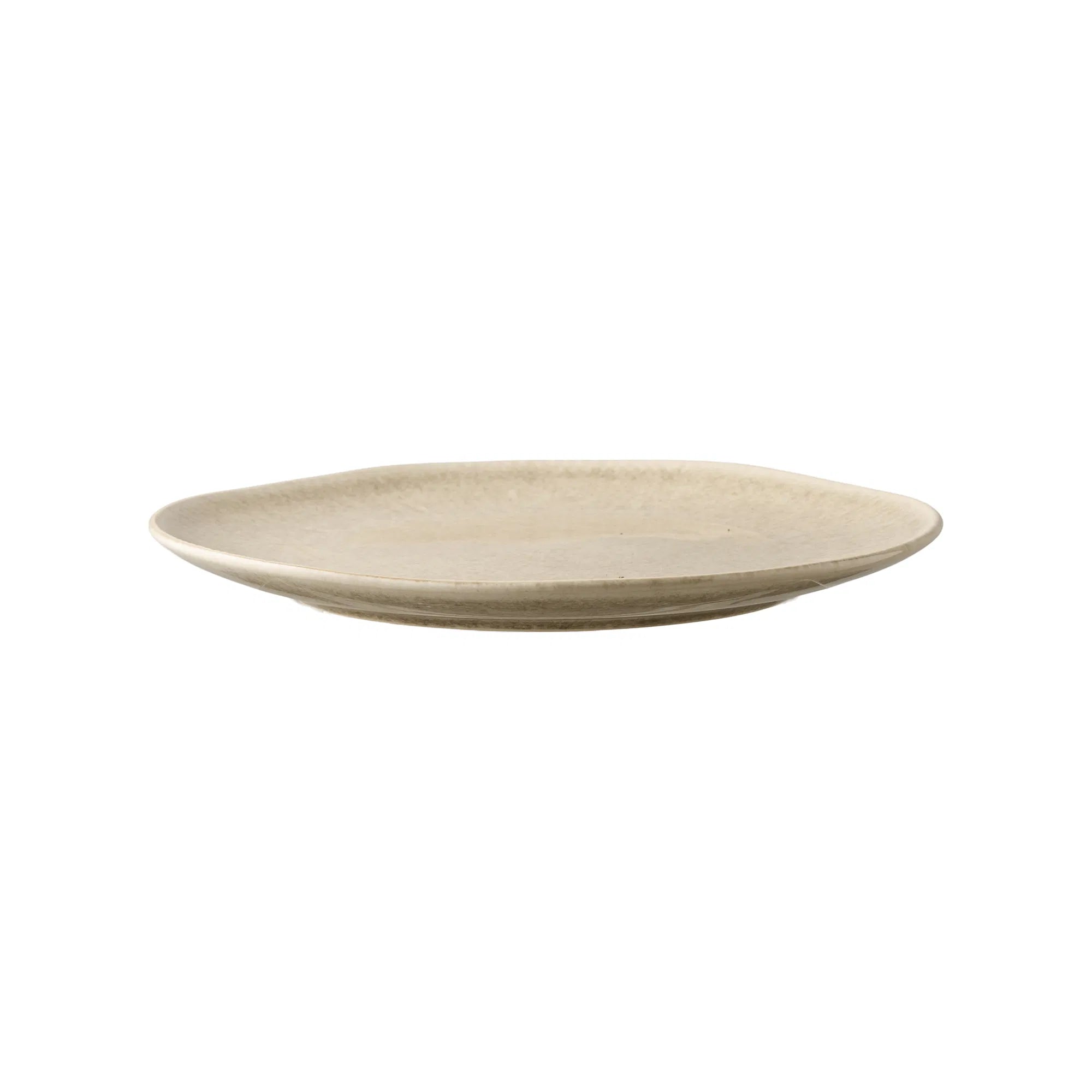 Haviona Plate – made of stoneware in beige (set of 4)