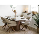 Keldira Plate – made of stoneware in beige (set of 4)