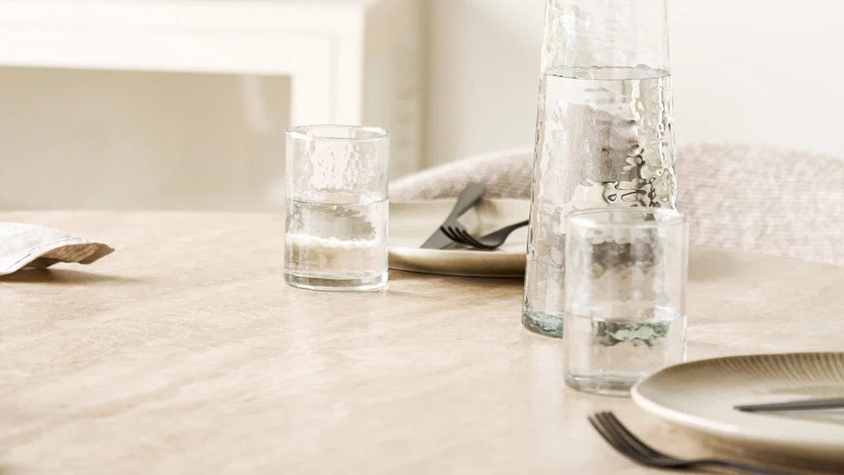 Set of 8 Aida drinking glasses - in a simple, timeless design