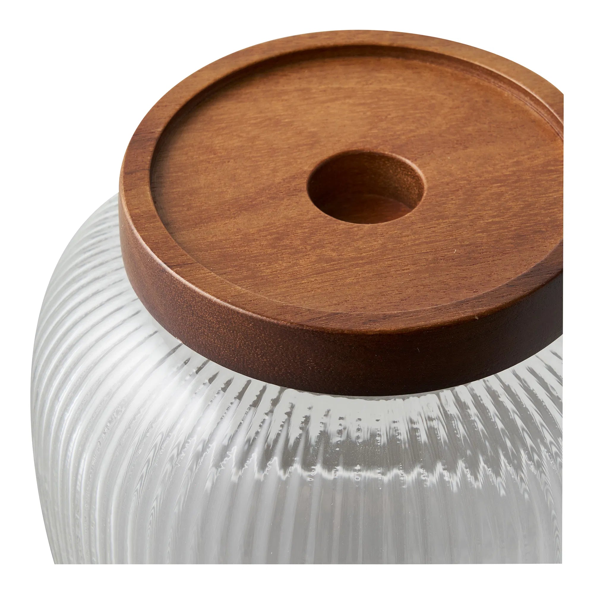 Storage Jar Elvaria - made of glass with lid (set of 2)