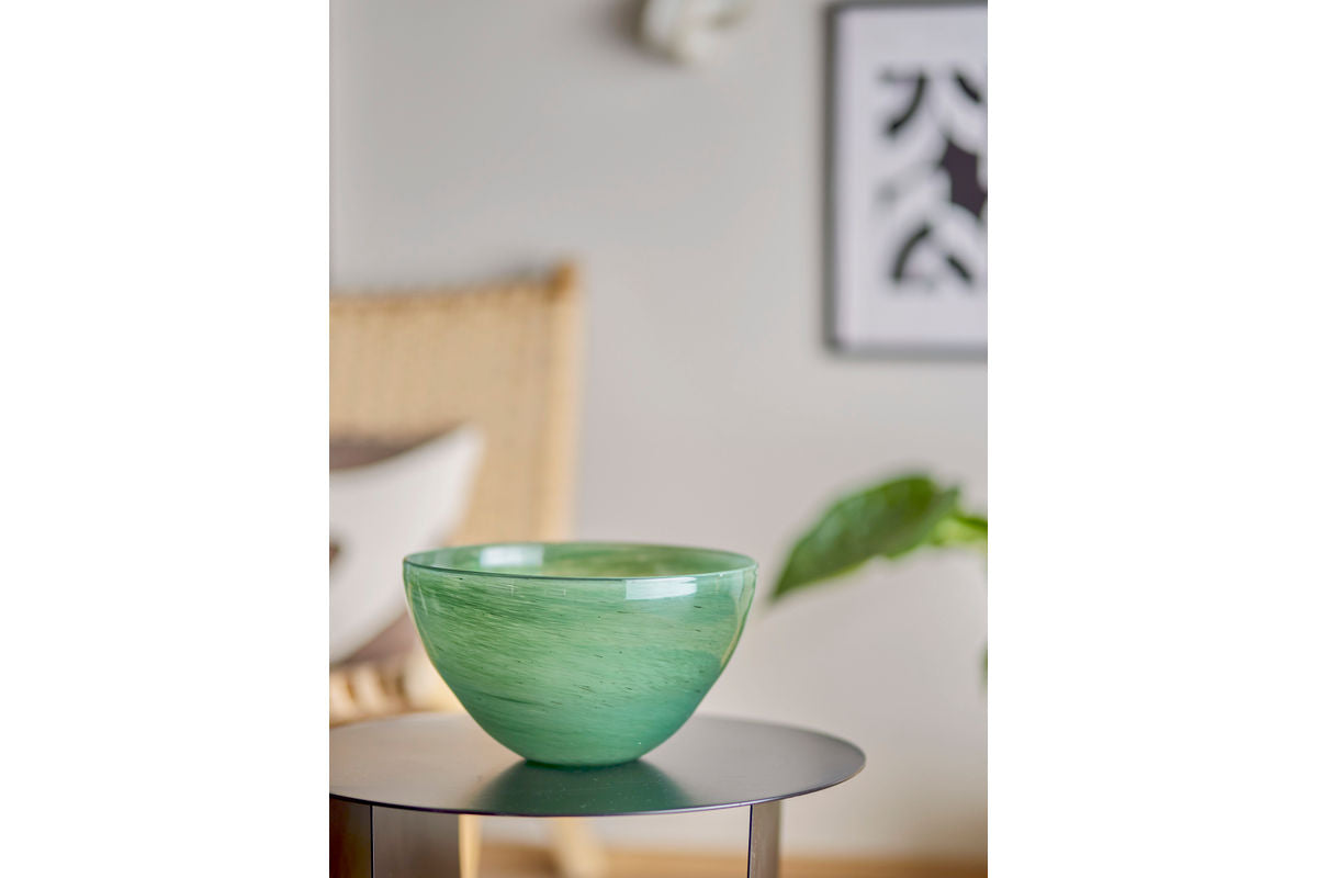 Bowl Smeralda – made of glass in the color Green