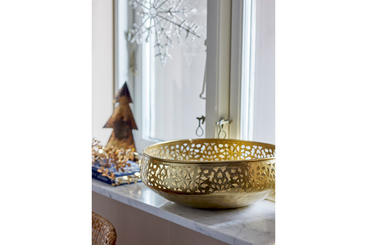 Decorative Bowl Zaira – Metal in Gold Finish