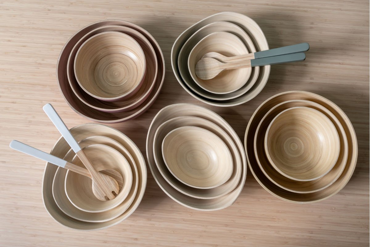 Bowl Rosélis – made from bamboo (set of 3)