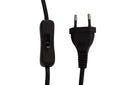 Tischlampe Noir Duo – Elegante Schwarzstahl-Lampe mit Doppelkuppel